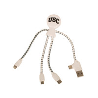 USC Trojans Arch Multi Cable Adapter - on Face